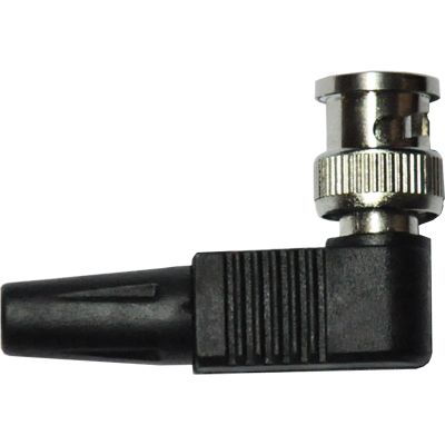 Роз'єм ATIS BNC-PC кутовий з пластиковим ковпачком під гвинт