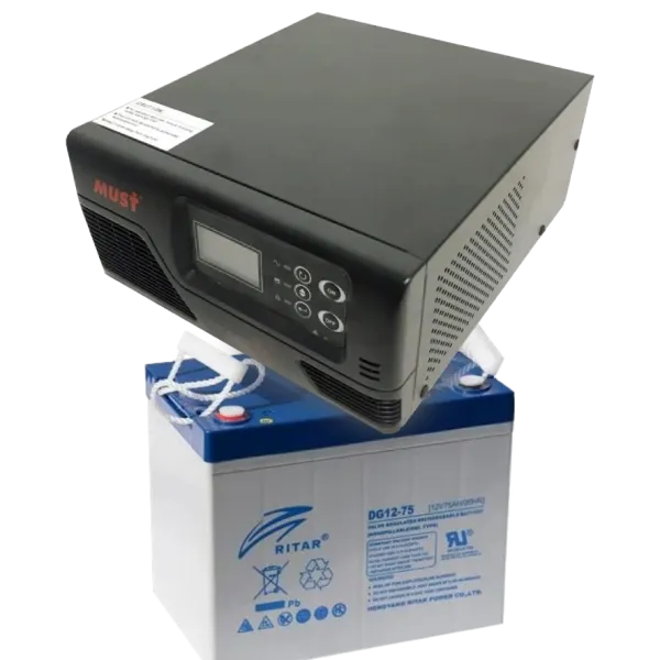 MUST EP20-R600W + 12V 75Ah DG12-75 Комплект ДБЖ + АКБ