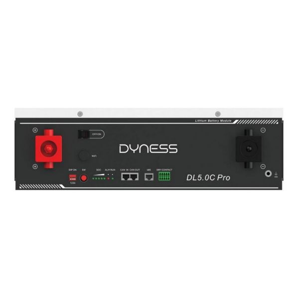 Акумуляторний блок Dyness DL5.0C PRO 51.2В 5.12 кВт·год 100А з підігрівом Wi-Fi модулем