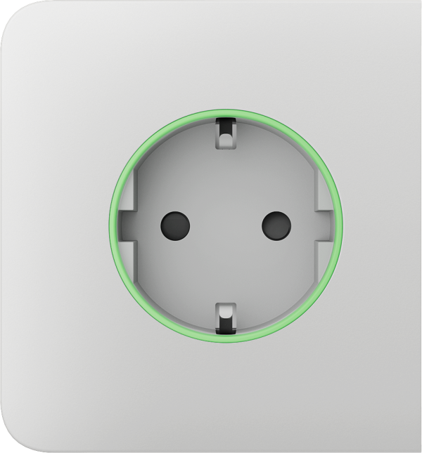 Бічна панель для вбудованої розетки Ajax SideCover (smart) White