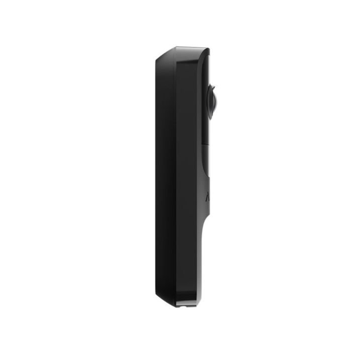 Відеодзвінок Ajax DoorBell black з вбудованим штучним інтелектом, ІЧ-сенсором та керуванням у застосунках