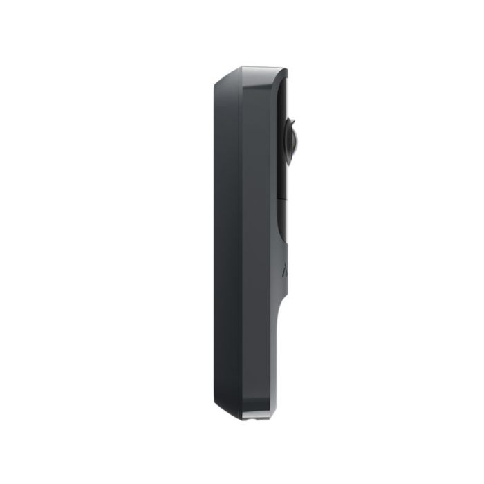 Відеодзвінок Ajax DoorBell graphite з вбудованим штучним інтелектом, ІЧ-сенсором та керуванням у застосунках