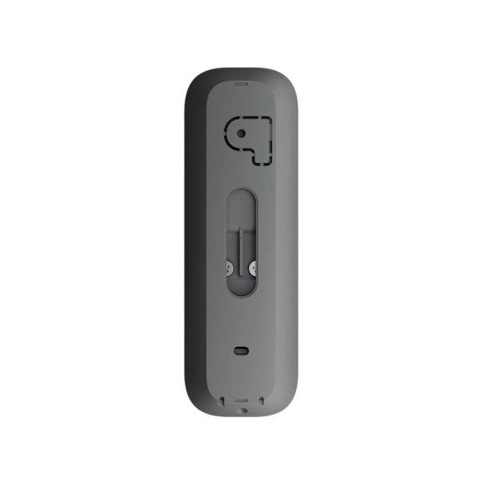 Відеодзвінок Ajax DoorBell grey з вбудованим штучним інтелектом, ІЧ-сенсором та керуванням у застосунках