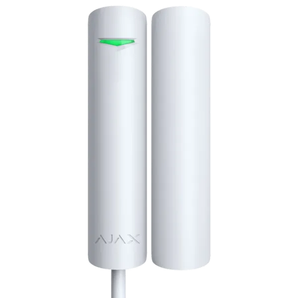 Ajax DoorProtect Plus Fibra white Дротовий магнітоконтактний сповіщувач