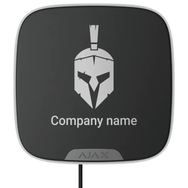 Ajax StreetSiren DoubleDeck Fibra black Дротова вулична сирена