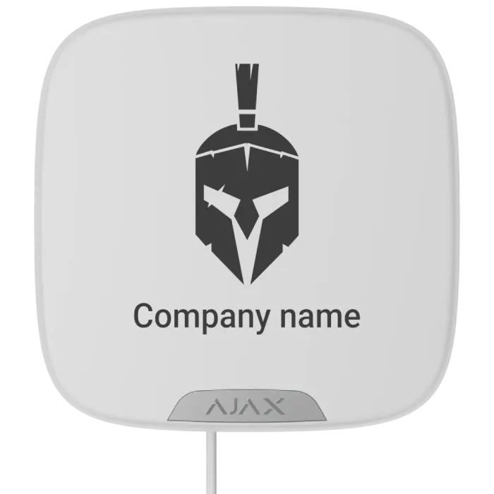 Ajax StreetSiren DoubleDeck Fibra white Дротова вулична сирена