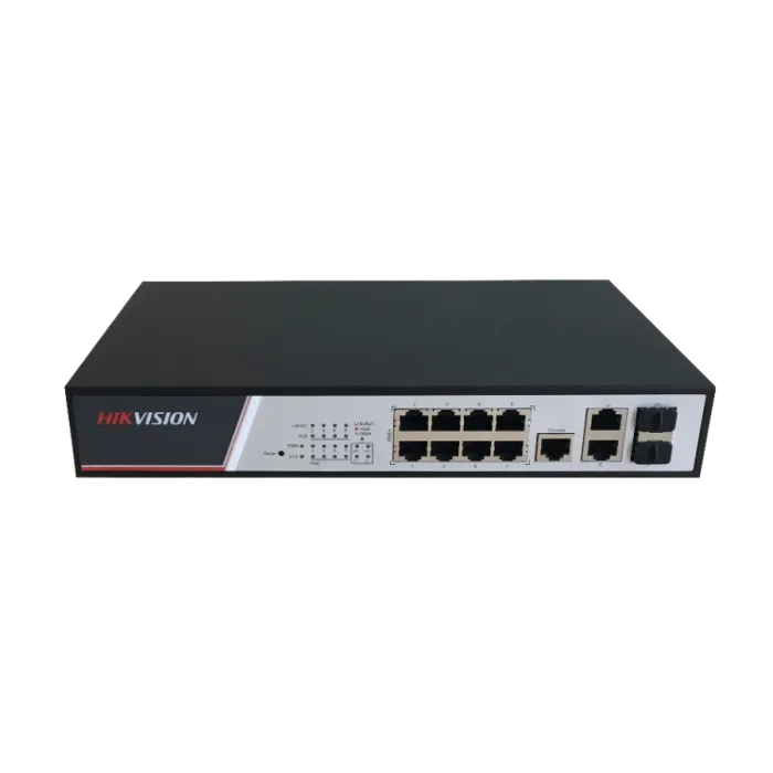 DS-3E2310P керований комутатор PoE з 8 портами Fast Ethernet