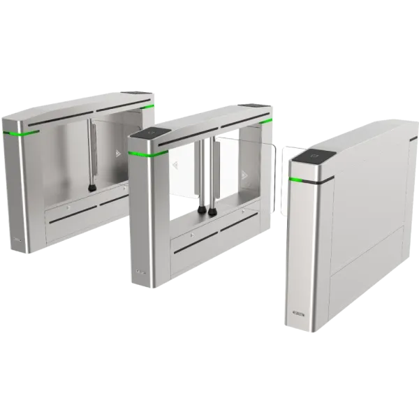 Hikvision DS-K3B601SX-L/M-Dp90 Тумбовий розпашний турнікет (ліва стійка)