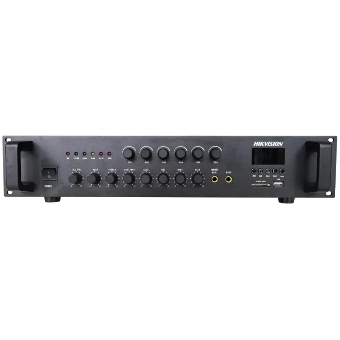 Hikvision DS-QAE0A240G1-VB6/EU 240 Вт 6-зонний Аналоговий підсилювач