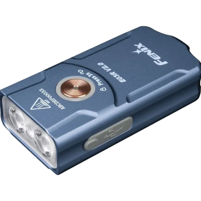 Fenix E03R V2.0 Ліхтар наключний синій