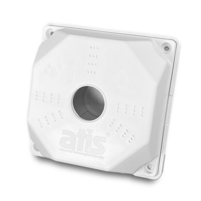 Кронштейн універсальний - монтажна коробка ATIS AB-Q130 біла