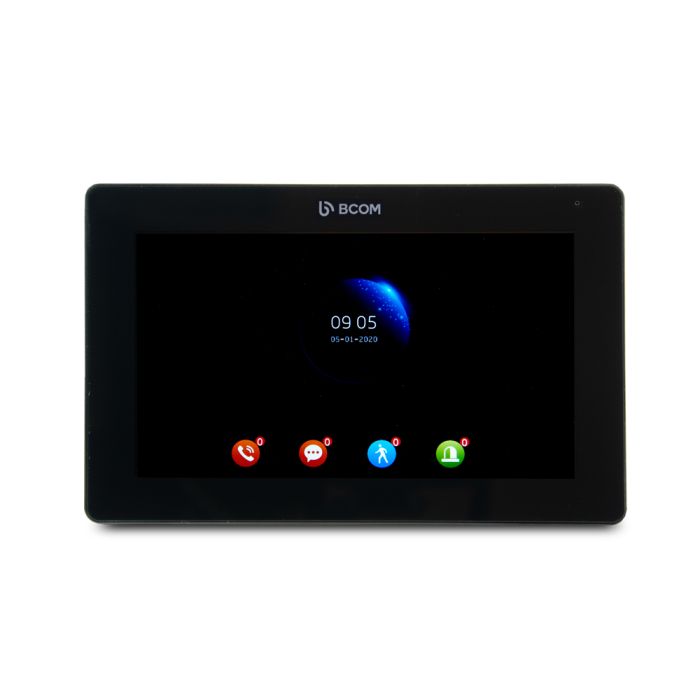 Комплект відеодомофону BCOM BT-400FHD Silver+BCOM BD-770FHD/T Black