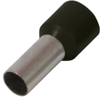 Enext e.terminal.stand.e7508.black 0.75 кв.мм Ізольований накінечник втулковий чорний