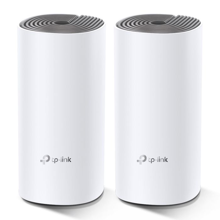 Домашня Mesh Wi-Fi система TP-LINK DECO E4 2PK AC1200 2xFE LAN/WAN MU-MIMO (DECO-E4-2-PACK)