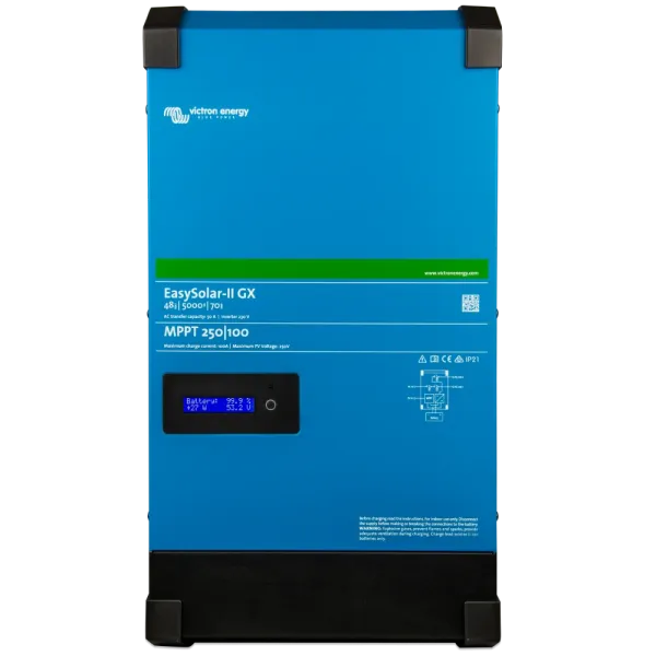 Victron Energy EasySolar-II 48/5000/70-50 MPPT 250/100 GX однофазний чиста синусоїда Інвертор