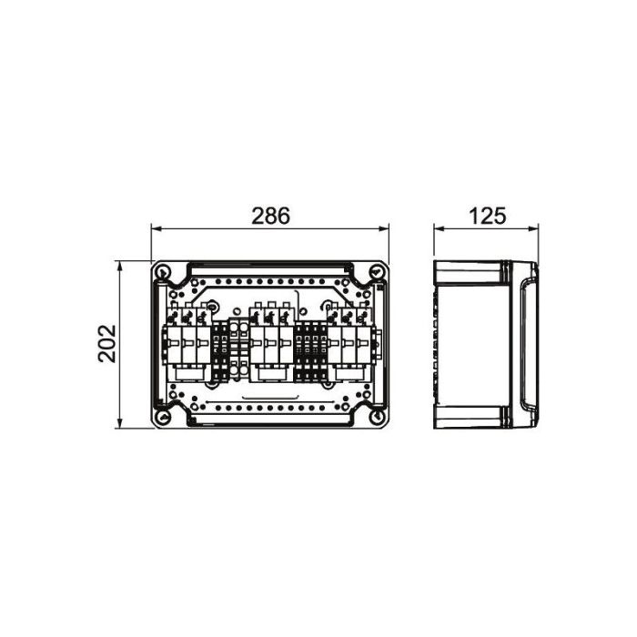 Коробка підключення генератора Тип І+ІІ з 3 MPP трекером, 900V DC (5088420)