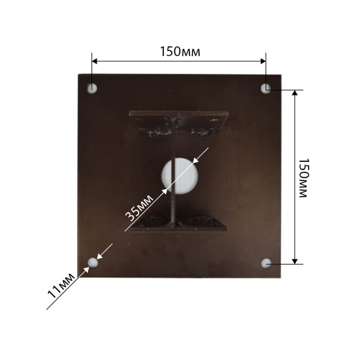 Стовп 103Р 1.5м для монтажу відеокамер, панелей виклику, прожекторів, клавіатур