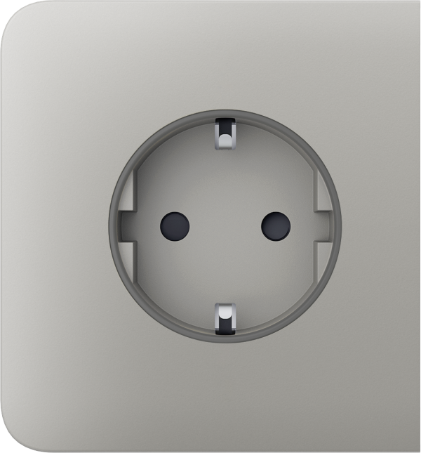 Бічна панель для вбудованої розетки Ajax SideCover (basic) Oyster