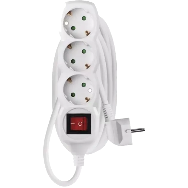 EMOS P1323R 3 розетки 3 м Мережевий подовжувач