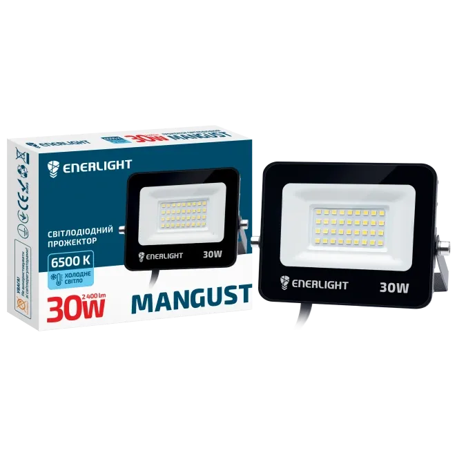 ENERLIGHT MANGUST Прожектор світлодіодний 30Вт 6500K