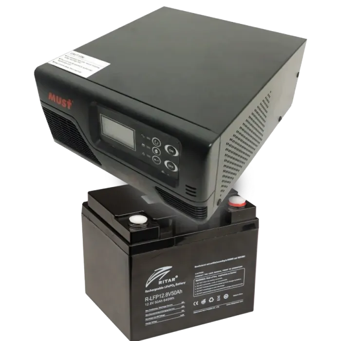 MUST EP20-R1000W + R-LFP12.8V50AH Комплект ДБЖ + АКБ