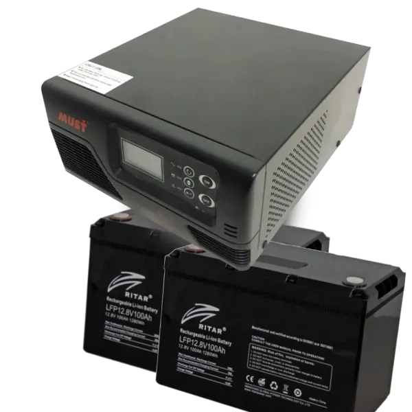 MUST EP20-R1000W + 2x LFP12.8V100AH G24 Комплект ДБЖ + АКБ