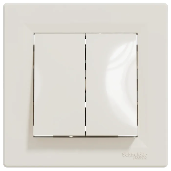 Schneider Electric Asfora EPH0300123 Вимикач двоклавішний самозатискний
