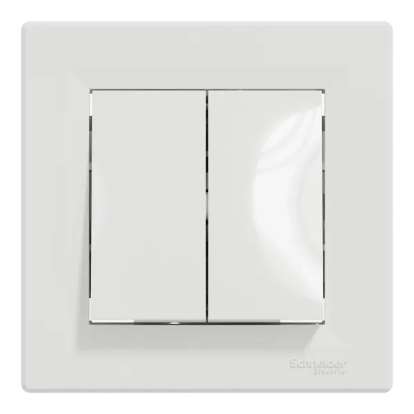 Schneider Electric ASFORA EPH0600121 Вимикач 2-кл. білий прохідний