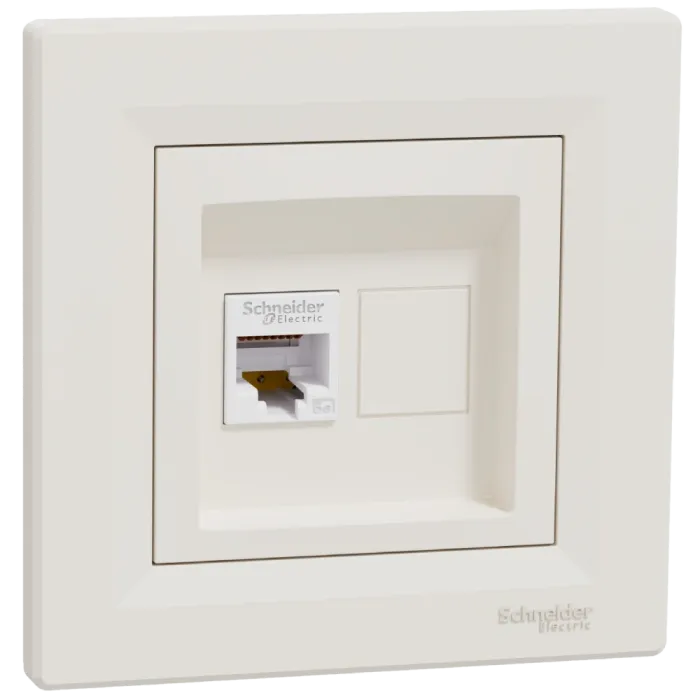 Schneider Electric Asfora EPH4300123 РОЗЕТКА КОМП'ЮТЕРНА RJ45 UTP КАТ. 5Е