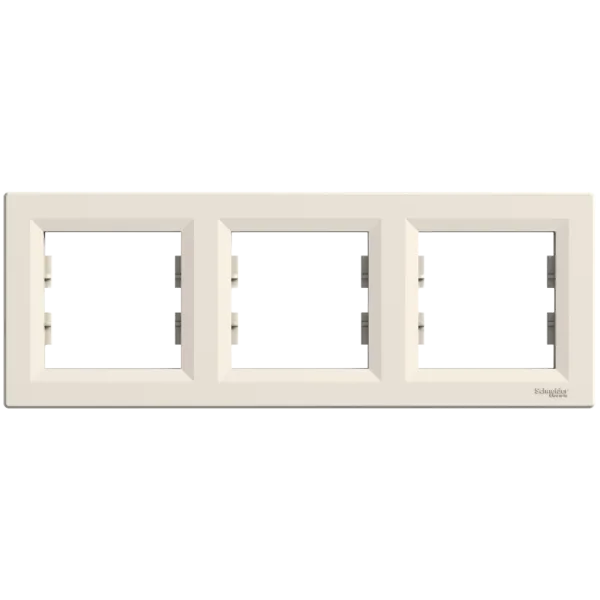 Schneider Electric Asfora EPH5800323 РАМКА ТРИМІСНА, ГОРИЗОНТАЛЬНА