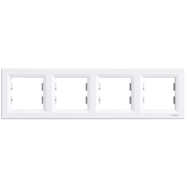 Schneider Electric ASFORA EPH5800421 Рамка 4-місна горизонтальна біла