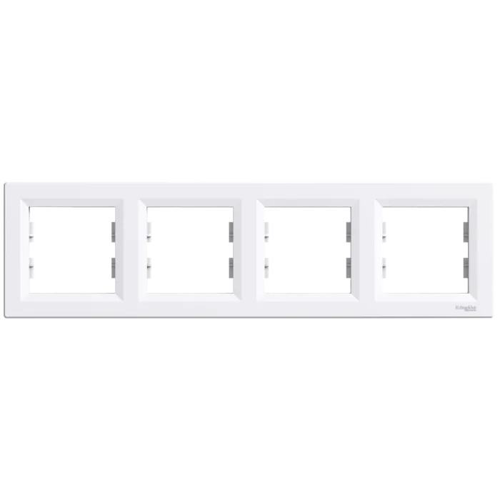 Schneider Electric ASFORA EPH5800421 Рамка 4-місна горизонтальна біла