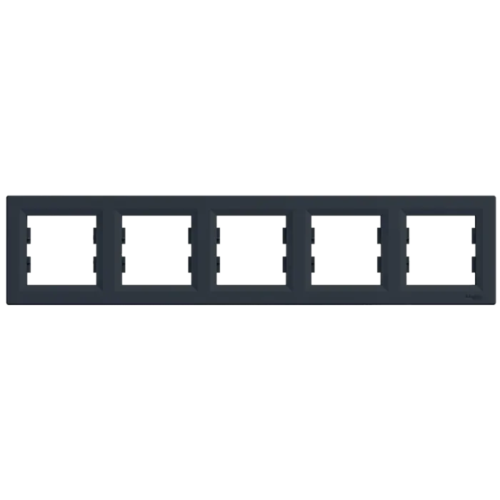 Schneider Electric Asfora EPH5800571 РАМКА П'ЯТИМІСНА ГОРИЗОНТАЛЬНА, АНТРАЦИТ