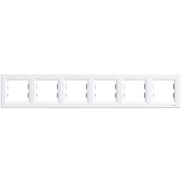 Schneider Electric ASFORA EPH5800621 Рамка 6-місна горизонтальна біла