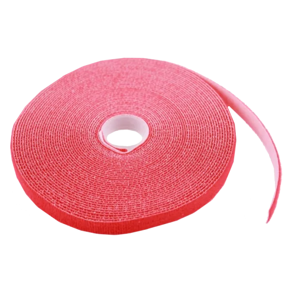 EPNew GTM-1210RDZ Стяжка-липучка, 12 мм x 10 м, моток, червона