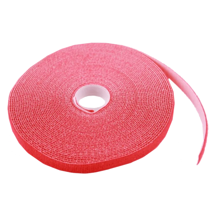 EPNew GTM-1210RDZ Стяжка-липучка, 12 мм x 10 м, моток, червона