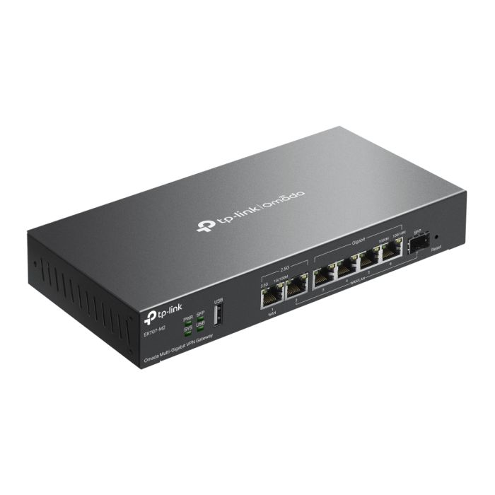 Мультисервісний маршрутизатор TP-LINK  ER707-M2 1x2.5GE LAN 1x2.5GE WAN/LAN 4xGE LAN 1xSFP WAN/LAN 1xUSB 2.0 VPN Omada