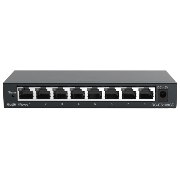Ruijie Reyee RG-ES108GD Комутатор 8 портів некерований
