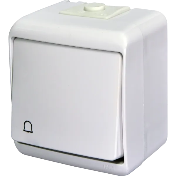 ETI Hermetics 4668003 Кнопка "дзвоник" VHE-4 (біла, IP54)