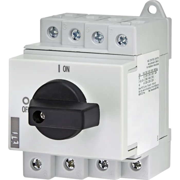 ETI LS32 SMA A4 4р "1-0" 32A 1000V DC Роз'єднувач запобіжників PV