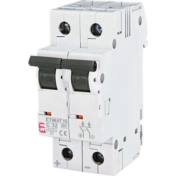 ЕТІ ETIMAT 10 DC 2p C 32A (6 kA) Автоматичний вимикач