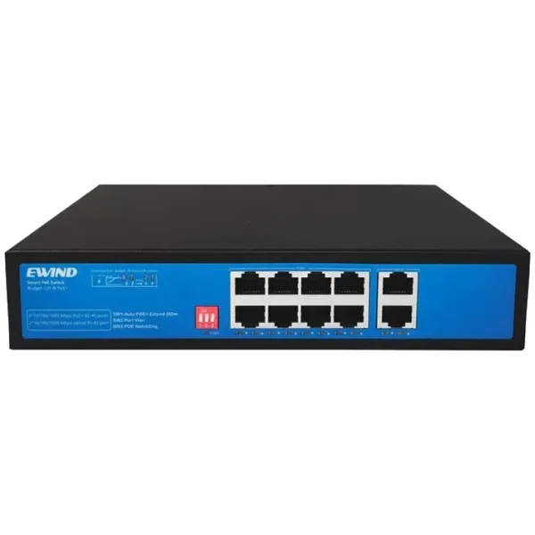 Ewind EW-S1910CG-AP PoE Комутатор 10 портів некерований