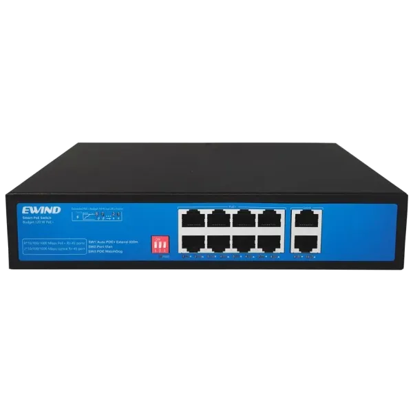 Ewind EW-S1910G-AP PoE Комутатор 10 портів некерований
