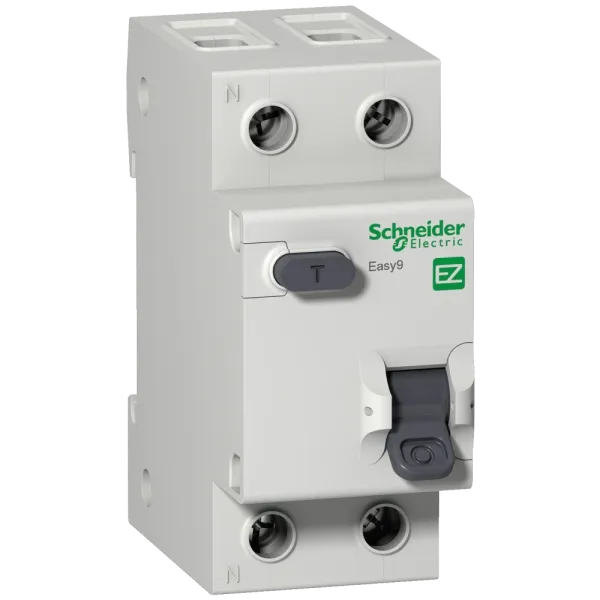 Schneider Electric EZ9D34632 Easy9, 1Р+N, 32А 30мА AC Диференційний автоматичний вимикач