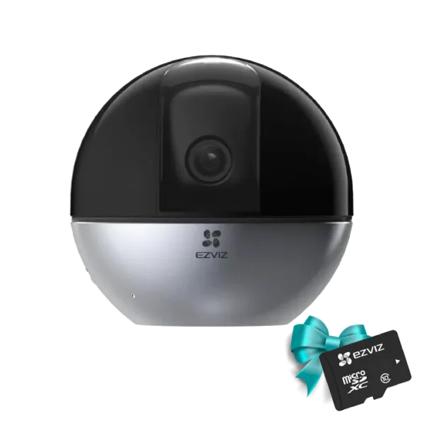 камера Ezviz E6 + карта пам'яті CS-CMT-CARDT32G-D Комплект