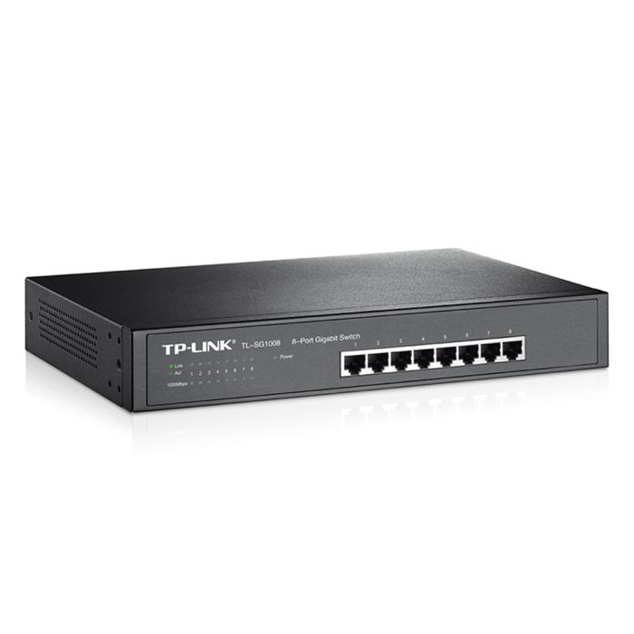 Комутатор TP-Link TL-SG1008 8-портовий гігабітний некерований