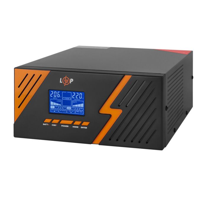Джерело безперебійного живлення Logicpower LPM-PSW-1500VA Black 12V (1050 Вт) з правильною синусоїдою