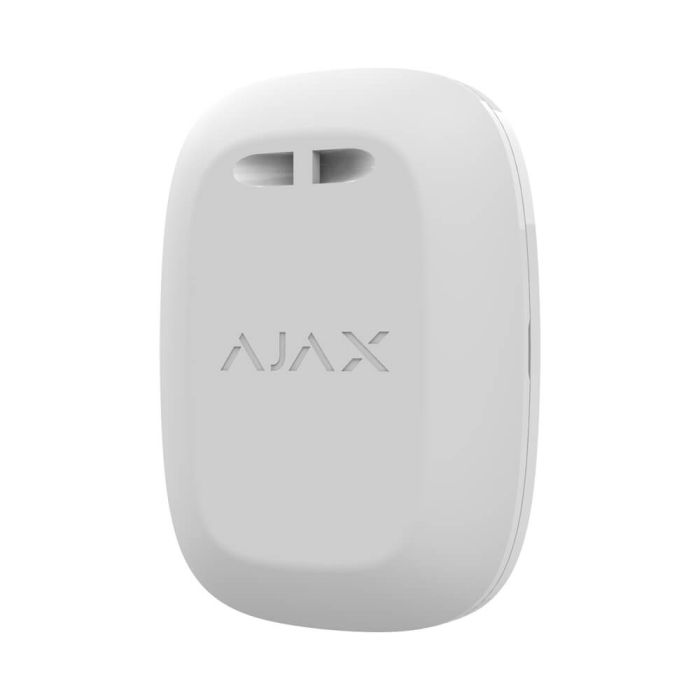 Бездротова екстрена кнопка Ajax DoubleButton (8EU) ASP white з захистом від випадкових натискань