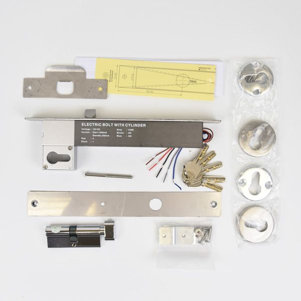 Замок ригеля YB-630C LED врізний для системи контролю доступу