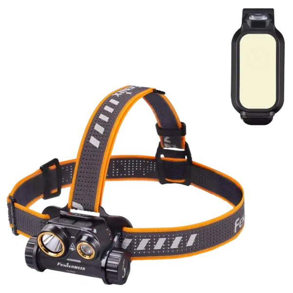 Fenix HM65R + Fenix E-LITE Ліхтар налобний + Ліхтар універсальний